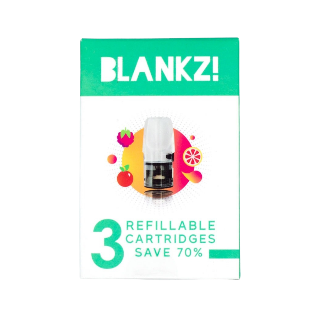 Blankz! Refillable Pods for Relx Classic 3Pak/Relx Infinity 3Pak/ Juul 4Pak