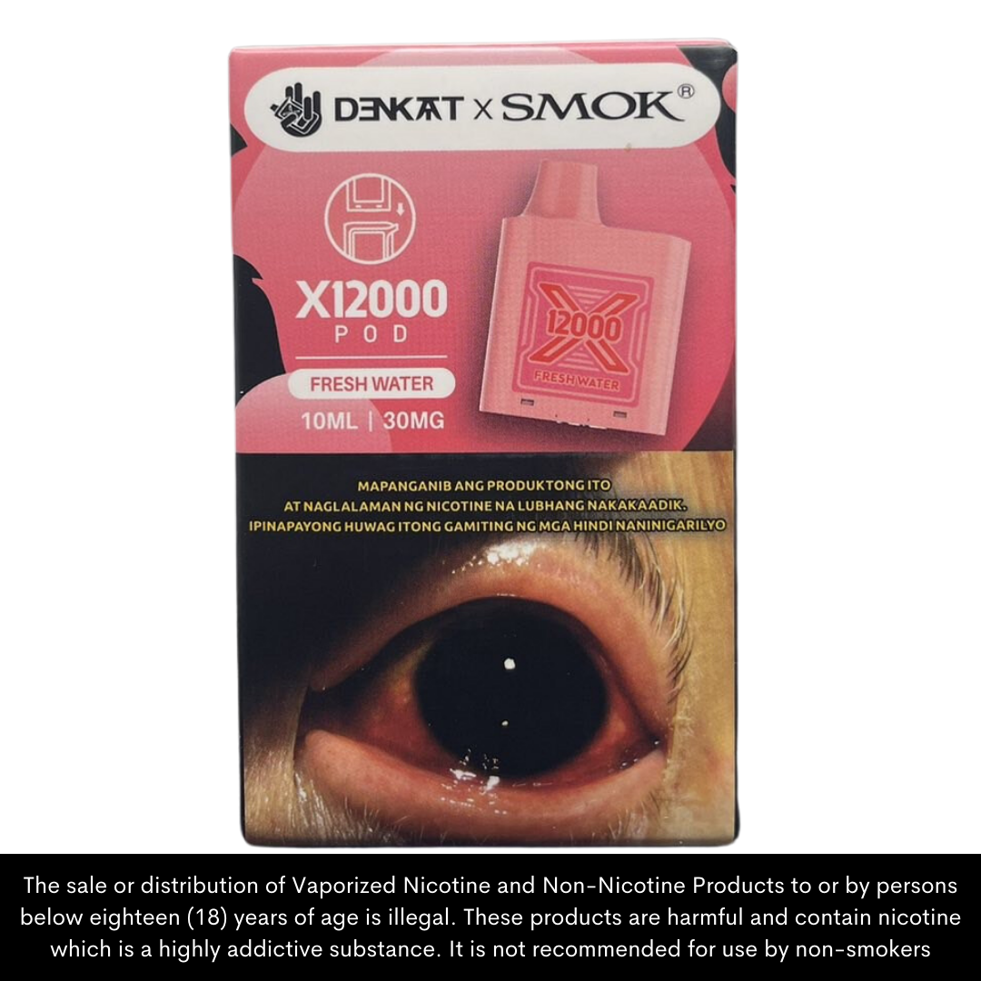 Denkat x Smok X12000 Disposable Vape Pods (mod/battery sold separately SmoklePh Denkat x Smok X12000 Disposable Vape Pods (mod/battery sold separately SmoklePh