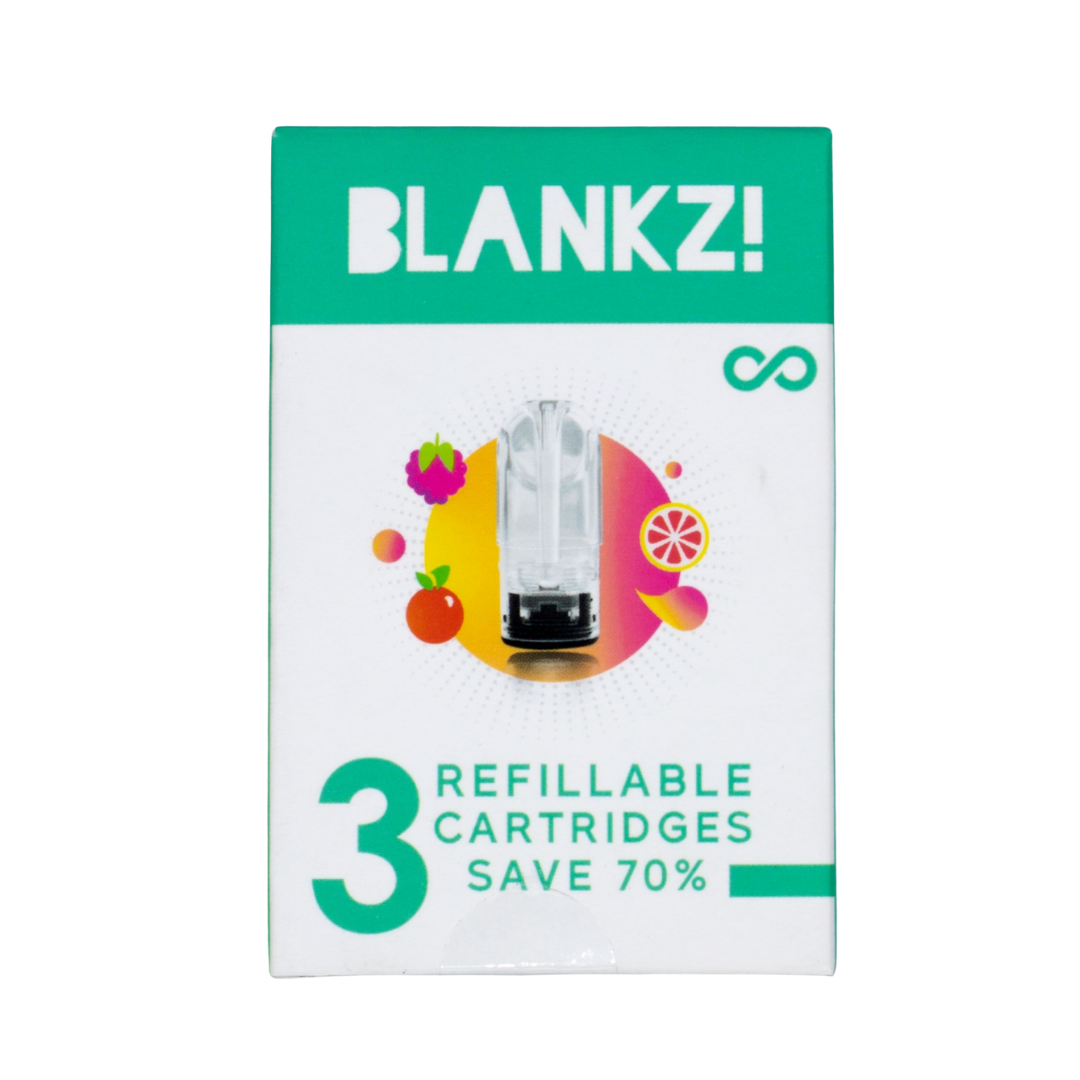 Blankz! Refillable Pods for Relx Classic 3Pak/Relx Infinity 3Pak/ Juul 4Pak