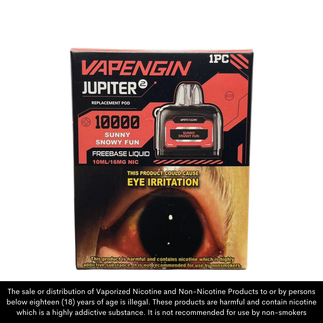 Vapengin Jupiter 2 Disposable Vape Pods / up to 10,000 puffs (pod only/battery sold separately)