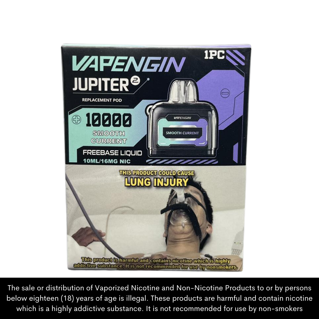 Vapengin Jupiter 2 Disposable Vape Pods / up to 10,000 puffs (pod only/battery sold separately)