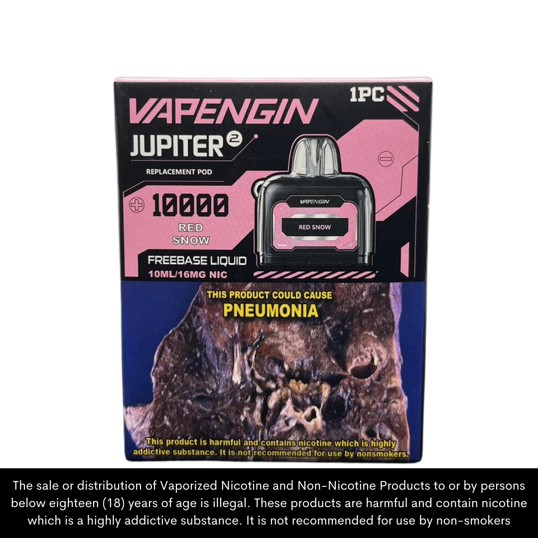 Vapengin Jupiter 2 Disposable Vape Pods / up to 10,000 puffs (pod only/battery sold separately)