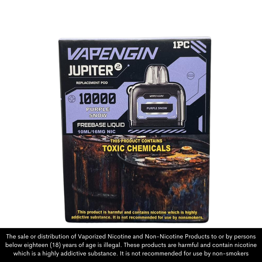 Vapengin Jupiter 2 Disposable Vape Pods / up to 10,000 puffs (pod only/battery sold separately)