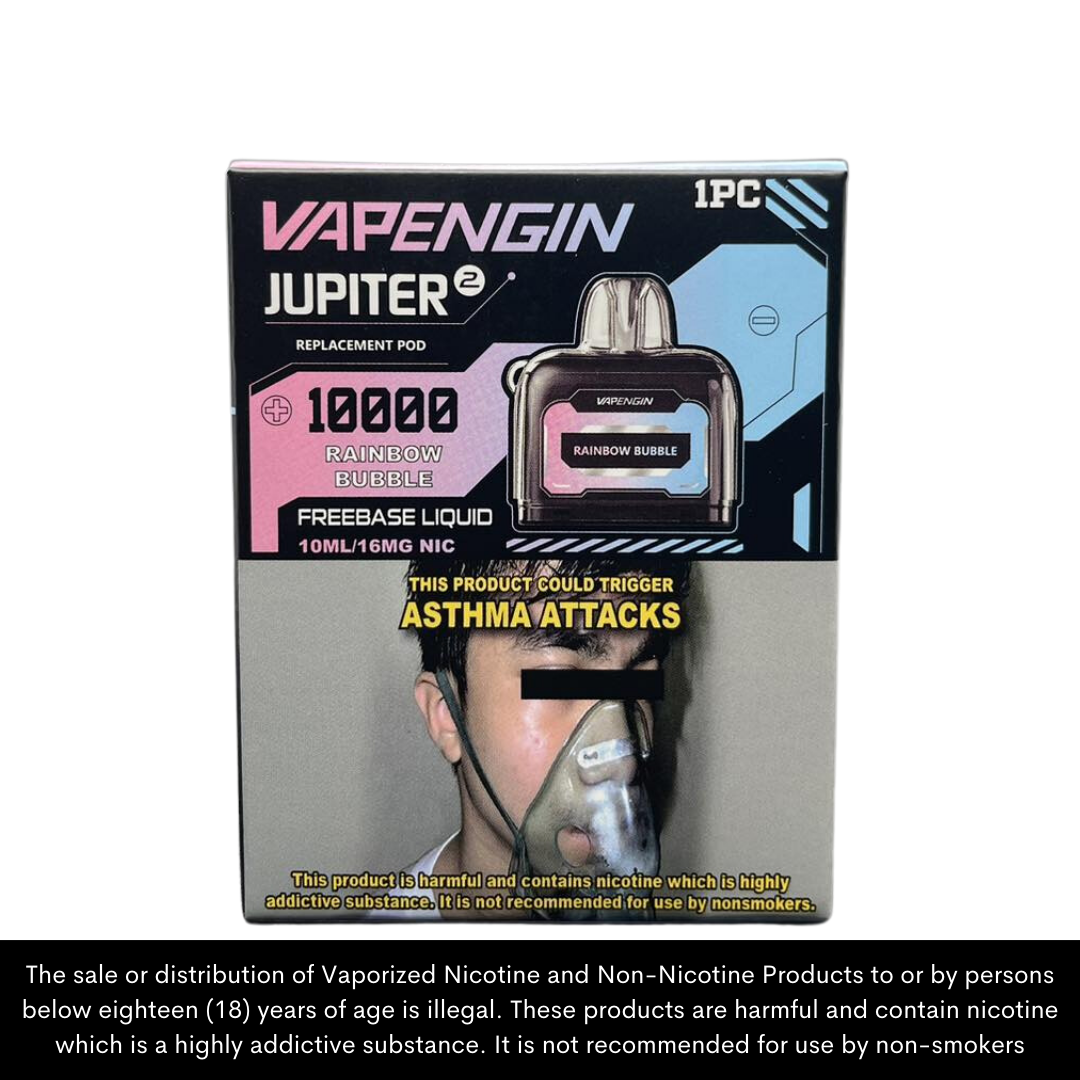 Vapengin Jupiter 2 Disposable Vape Pods / up to 10,000 puffs (pod only/battery sold separately)