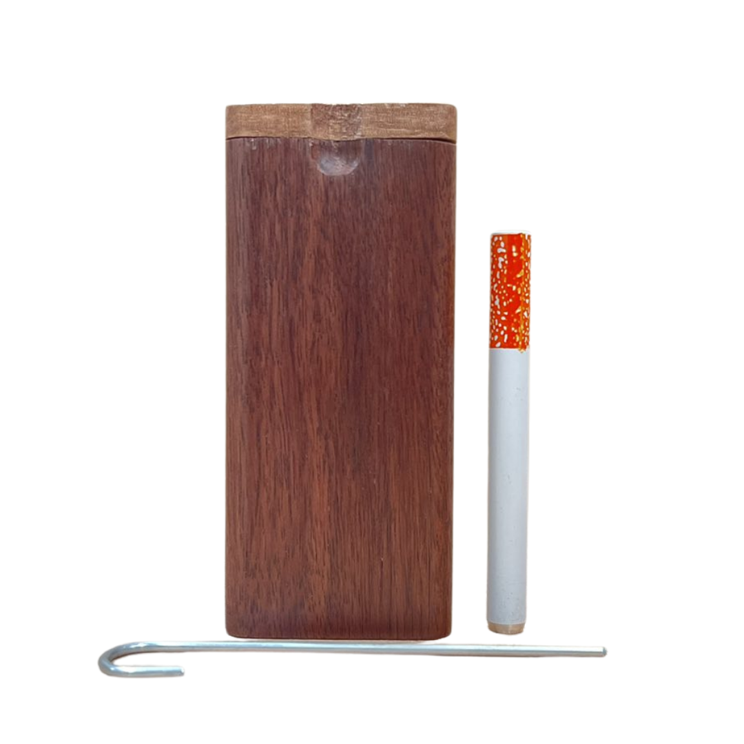 Wood Dugout Set with Metal One Hitter