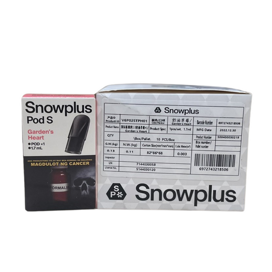 Box of 10 Snowplus Pods 3.0 S- 3% Nicotine