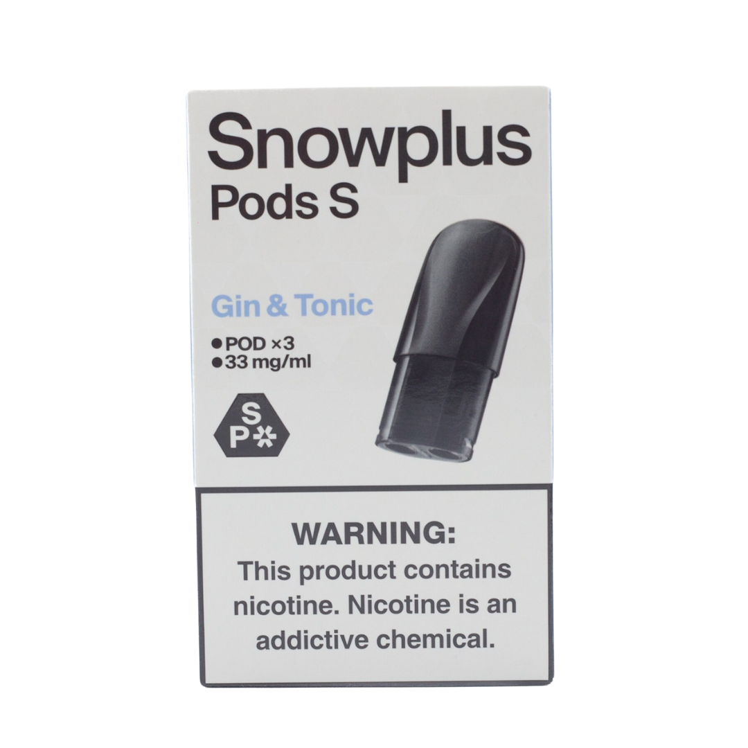 Snowplus Pods 3.0S- 3% Nicotine (3pack and 1pack options)