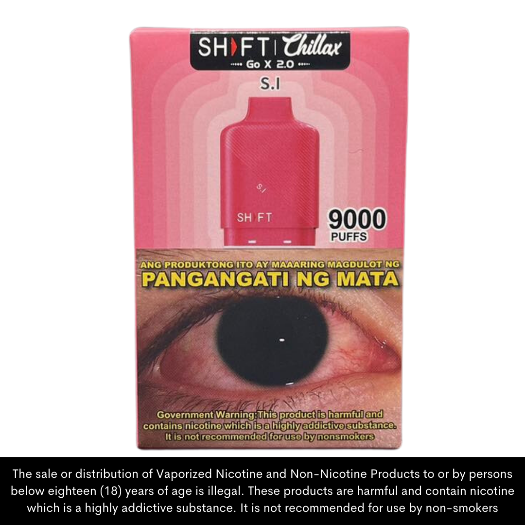 Shift x Chillax Go 2.0 Disposable Vape Pods (battery sold separately)