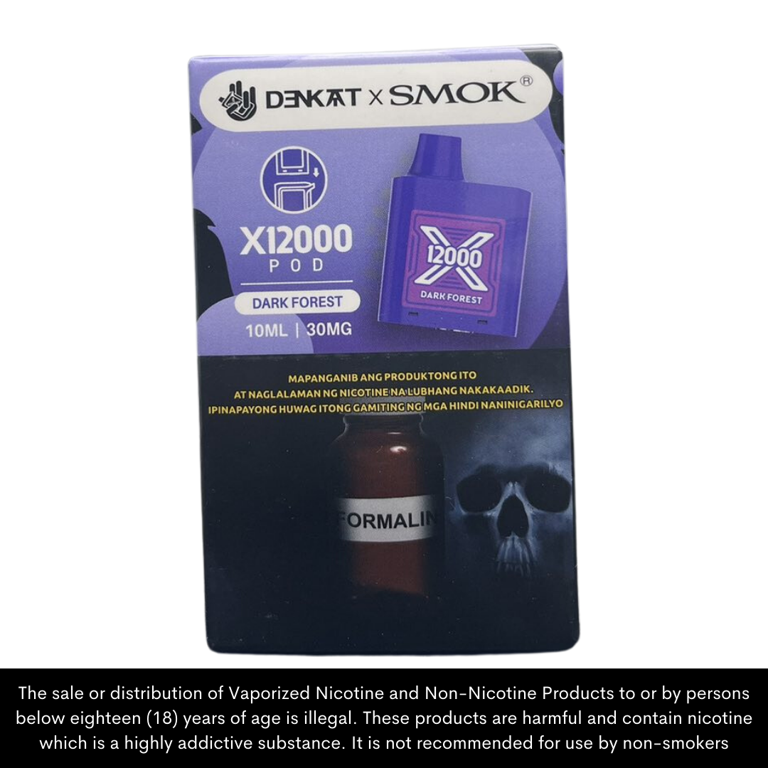 Denkat x Smok X12000 Disposable Vape Pods (mod/battery sold separately)