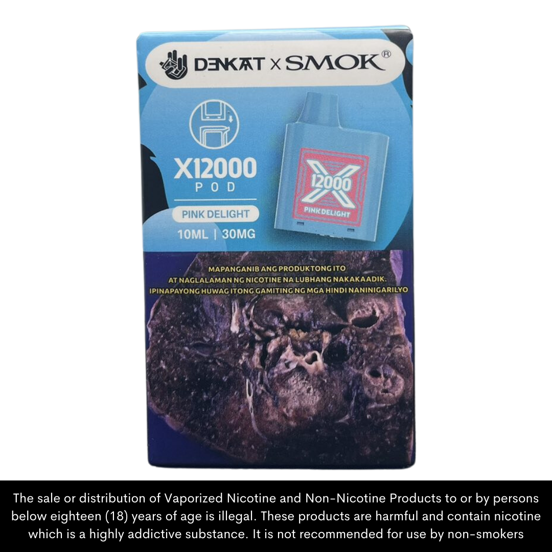 Denkat x Smok X12000 Disposable Vape Pods (mod/battery sold separately)