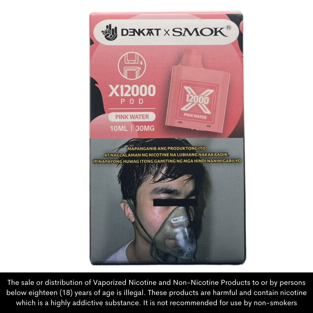 Denkat x Smok X12000 Disposable Vape Pods (mod/battery sold separately)