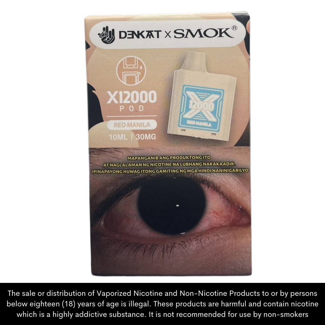 Denkat x Smok X12000 Disposable Vape Pods (mod/battery sold separately)