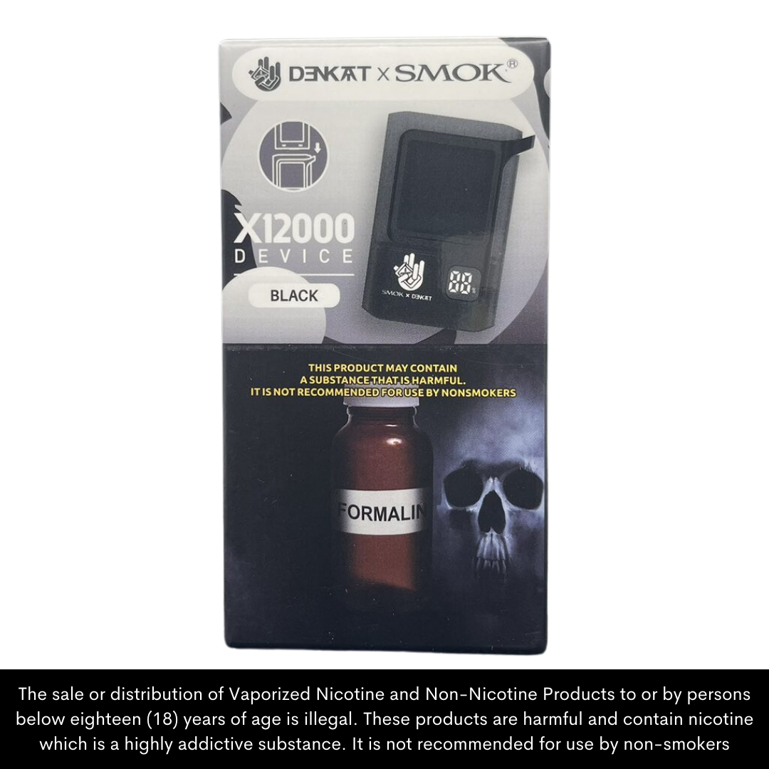 Denkat x Smok X12000 Vape Device (pods sold separately)