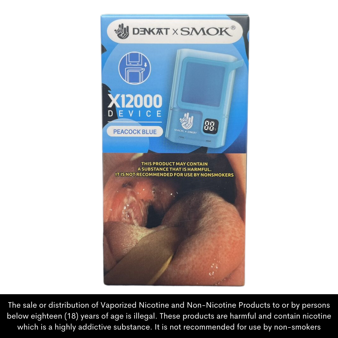 Denkat x Smok X12000 Vape Device (pods sold separately)