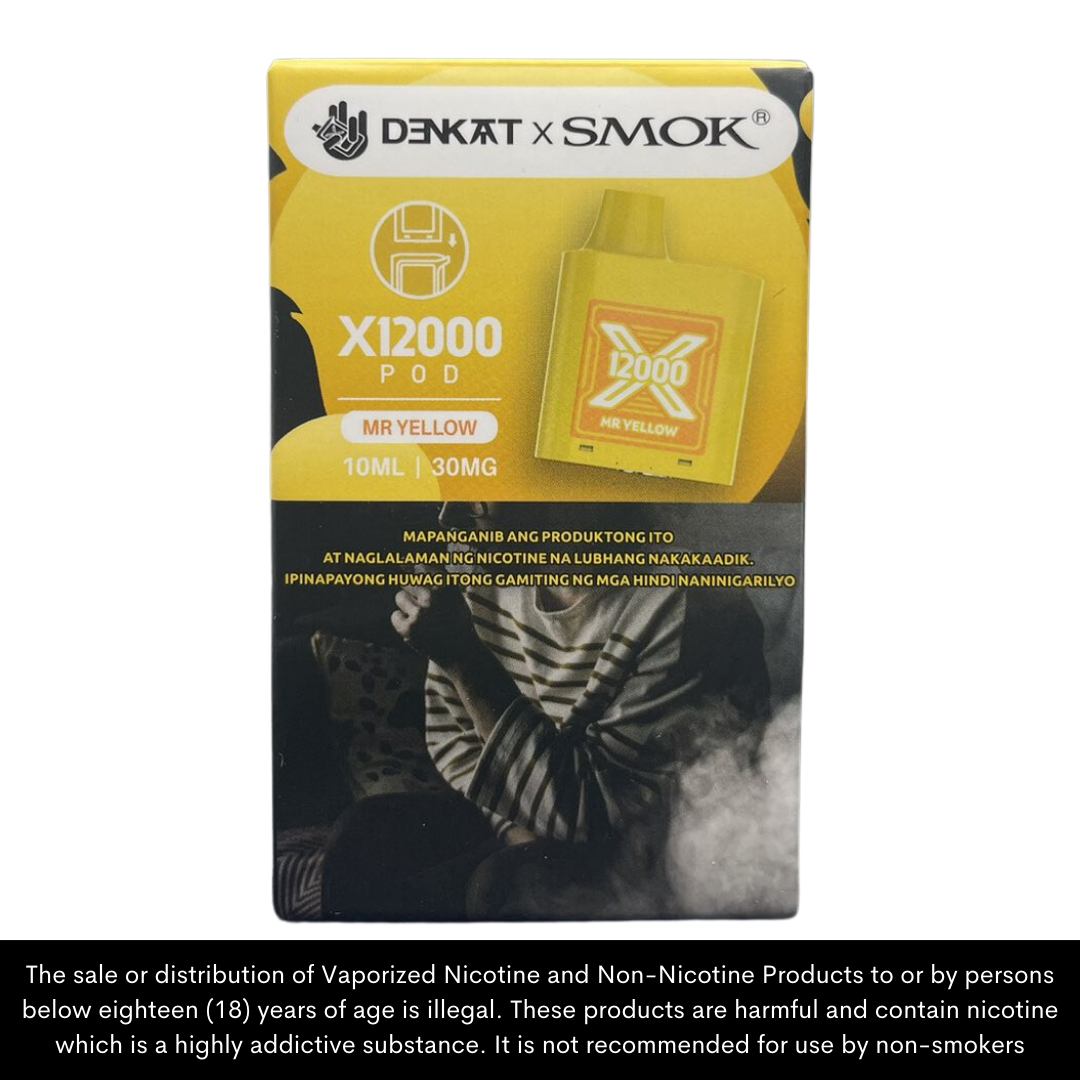 Denkat x Smok X12000 Disposable Vape Pods (mod/battery sold separately)