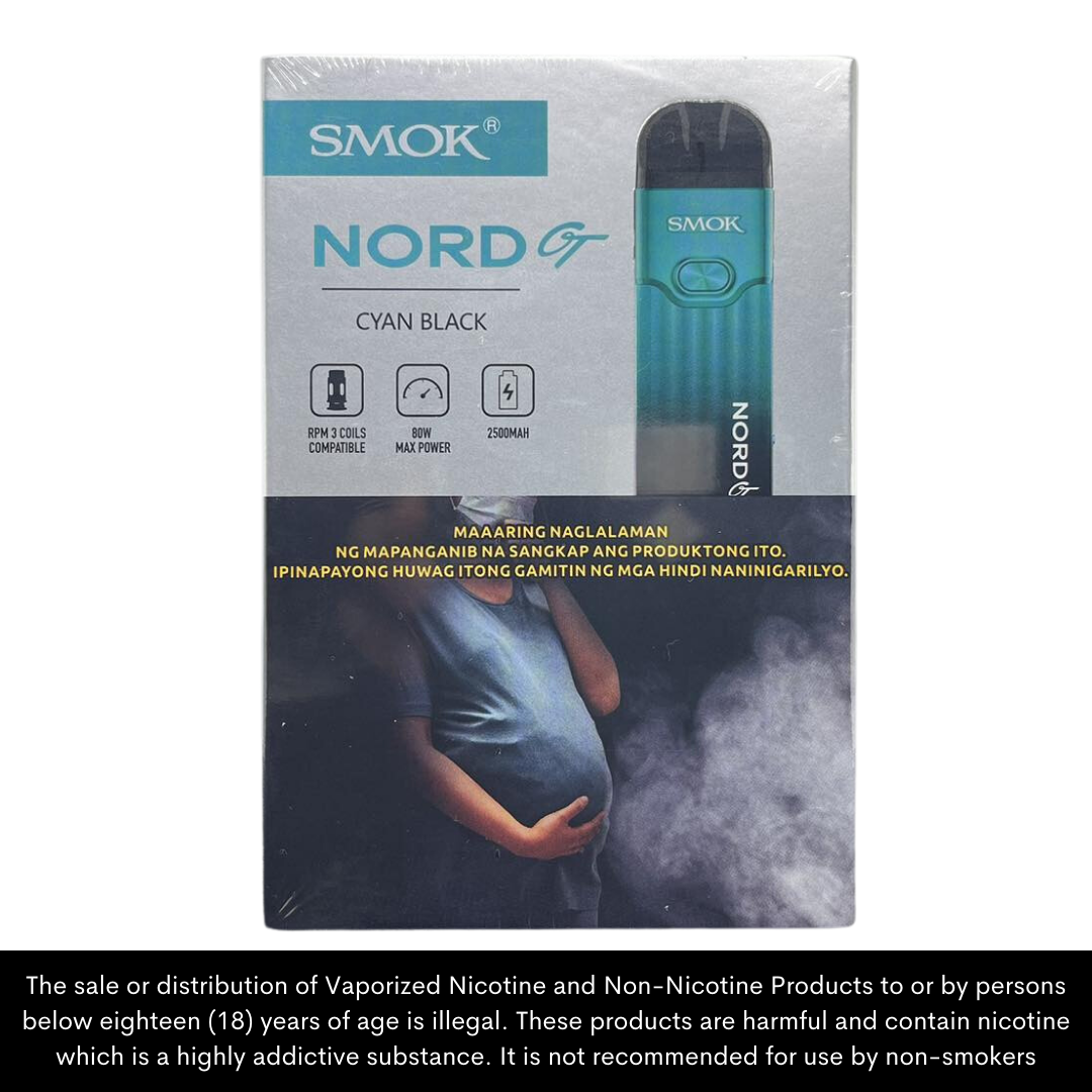 Smok Nord GT Vape Kit/ up to 80watts. 2,500 Mah battery