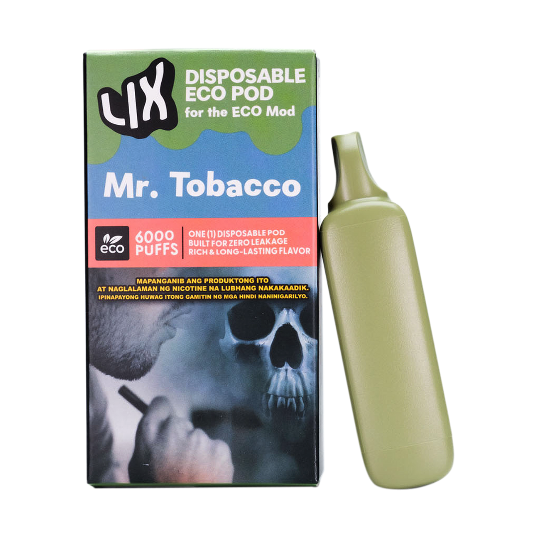 LIX ECO Pod 6000 Puffs/ 5% Nic (Pod only, Device sold separately)